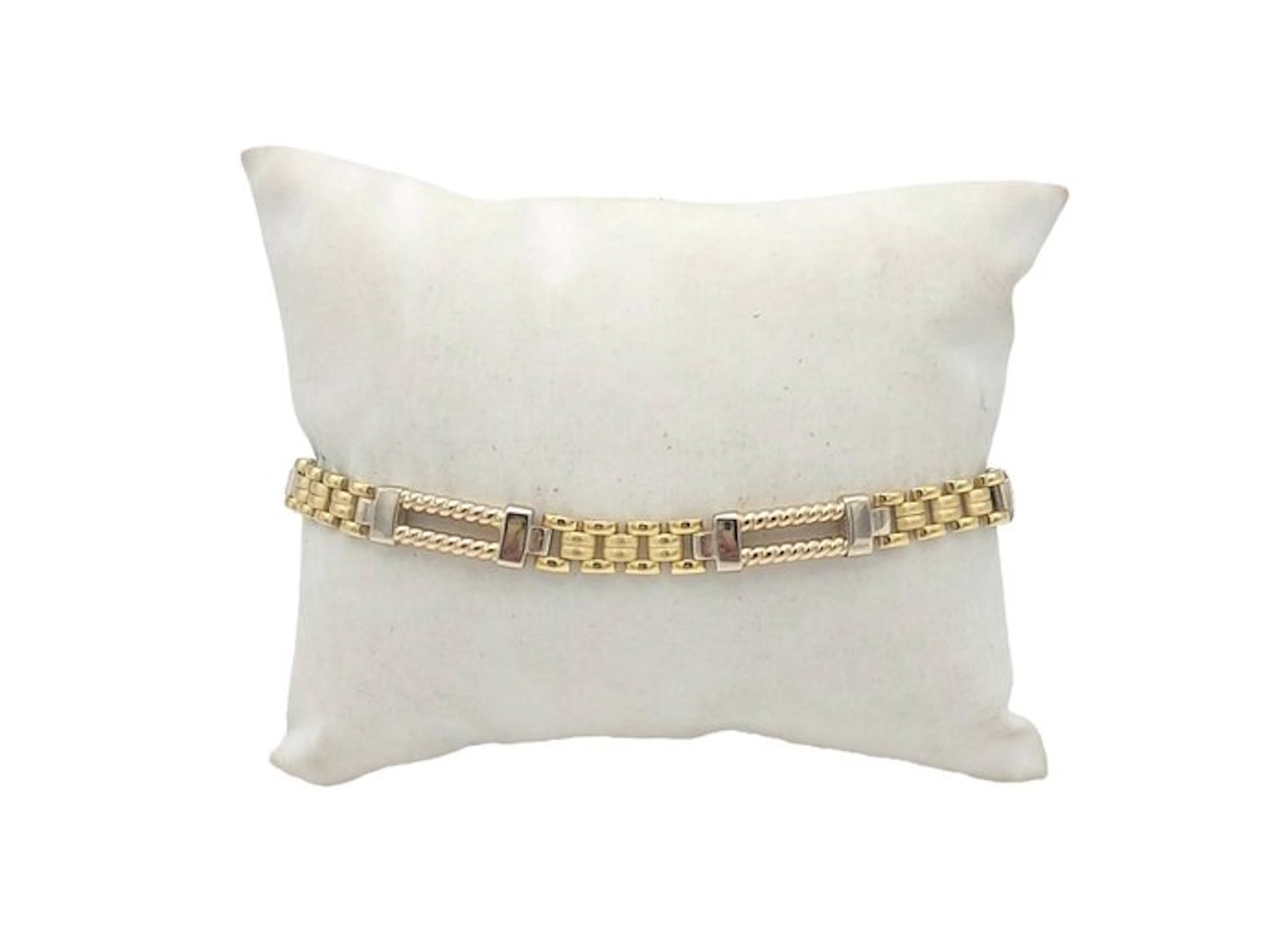 Bracelet - 18 kt. Yellow gold, White gold