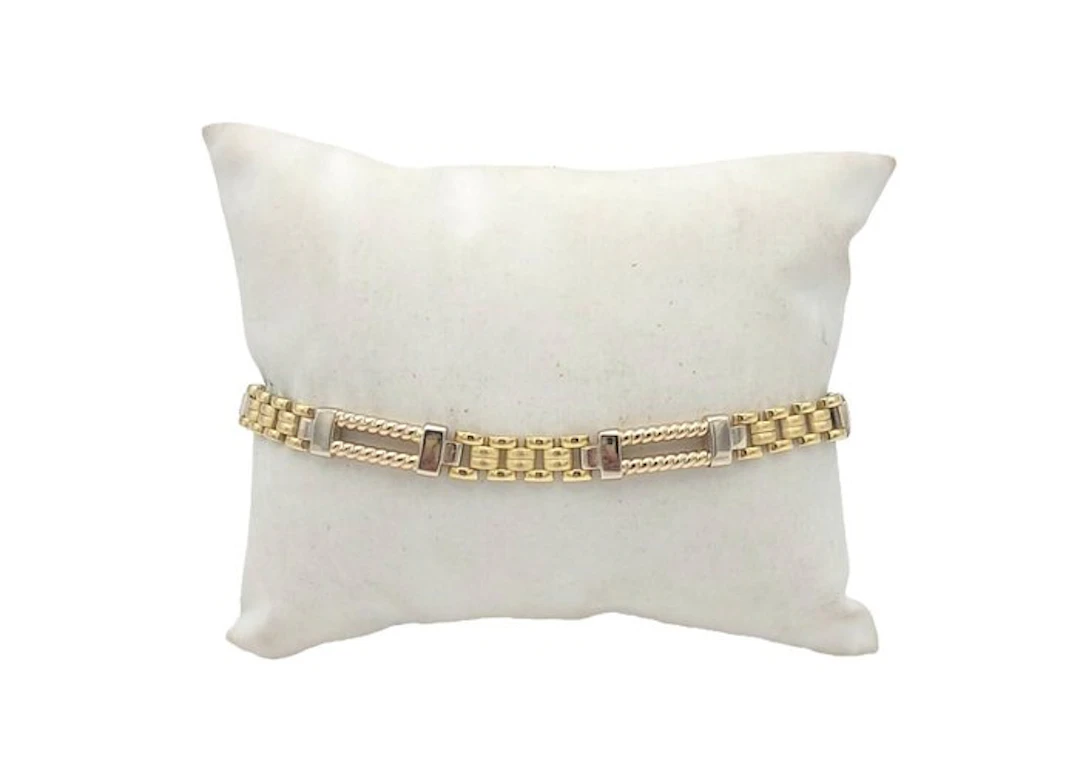 Bracelet - 18 kt. Yellow gold, White gold