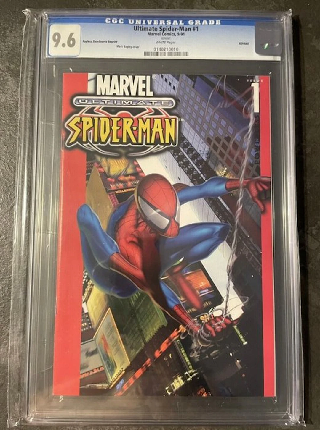 Ultimate Spider-Man - #1 CGC 9.6 Playless Shoesource “Rare” Bagley Cover
