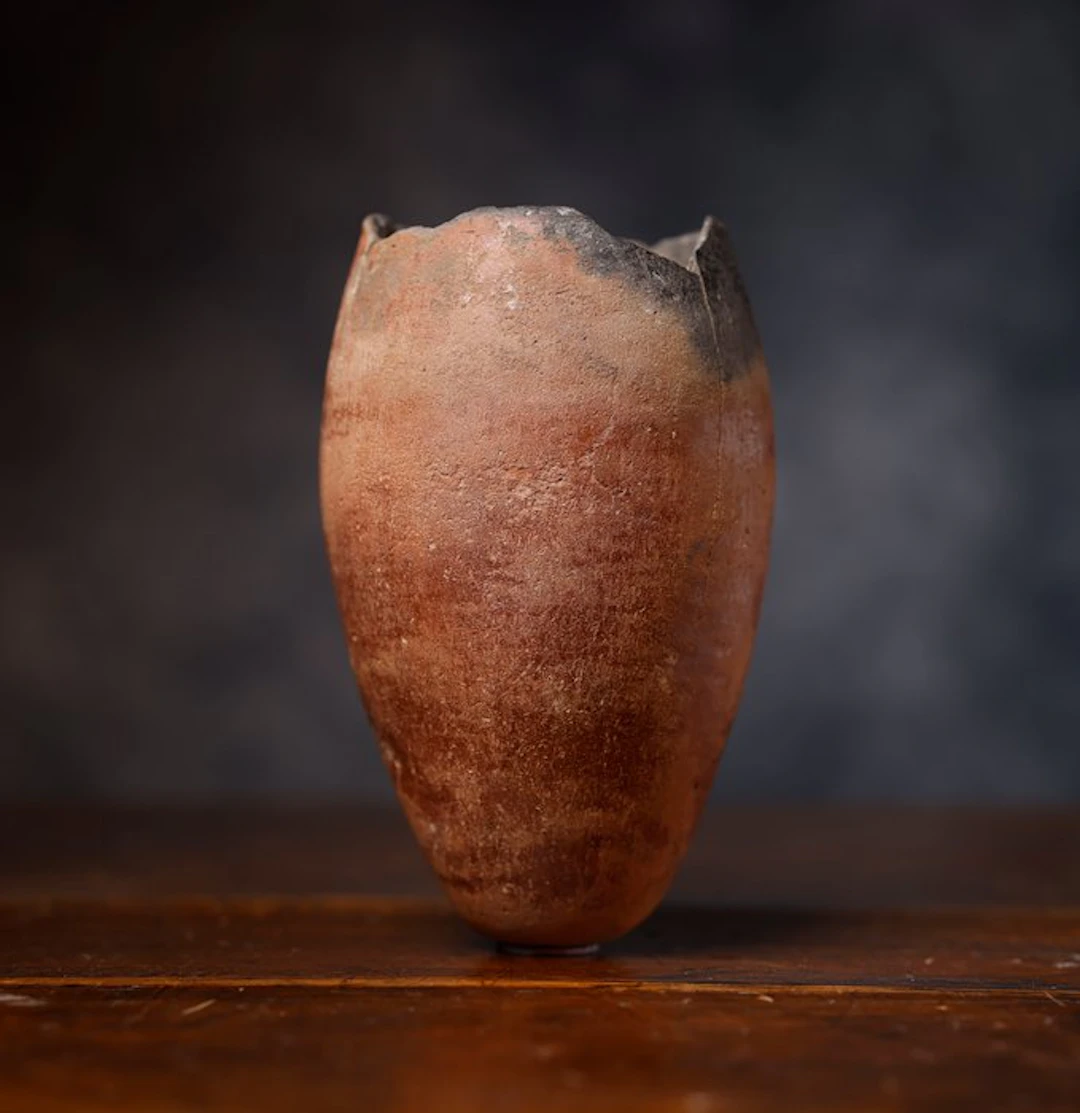 Ancient Egypt, Predynastic Black Top vessel - 14.5 cm