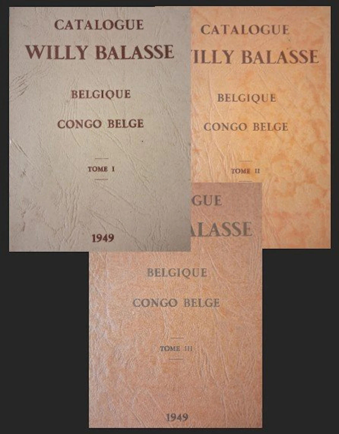 Belgium 1949 - Literature: Willy Balasse Catalogue
