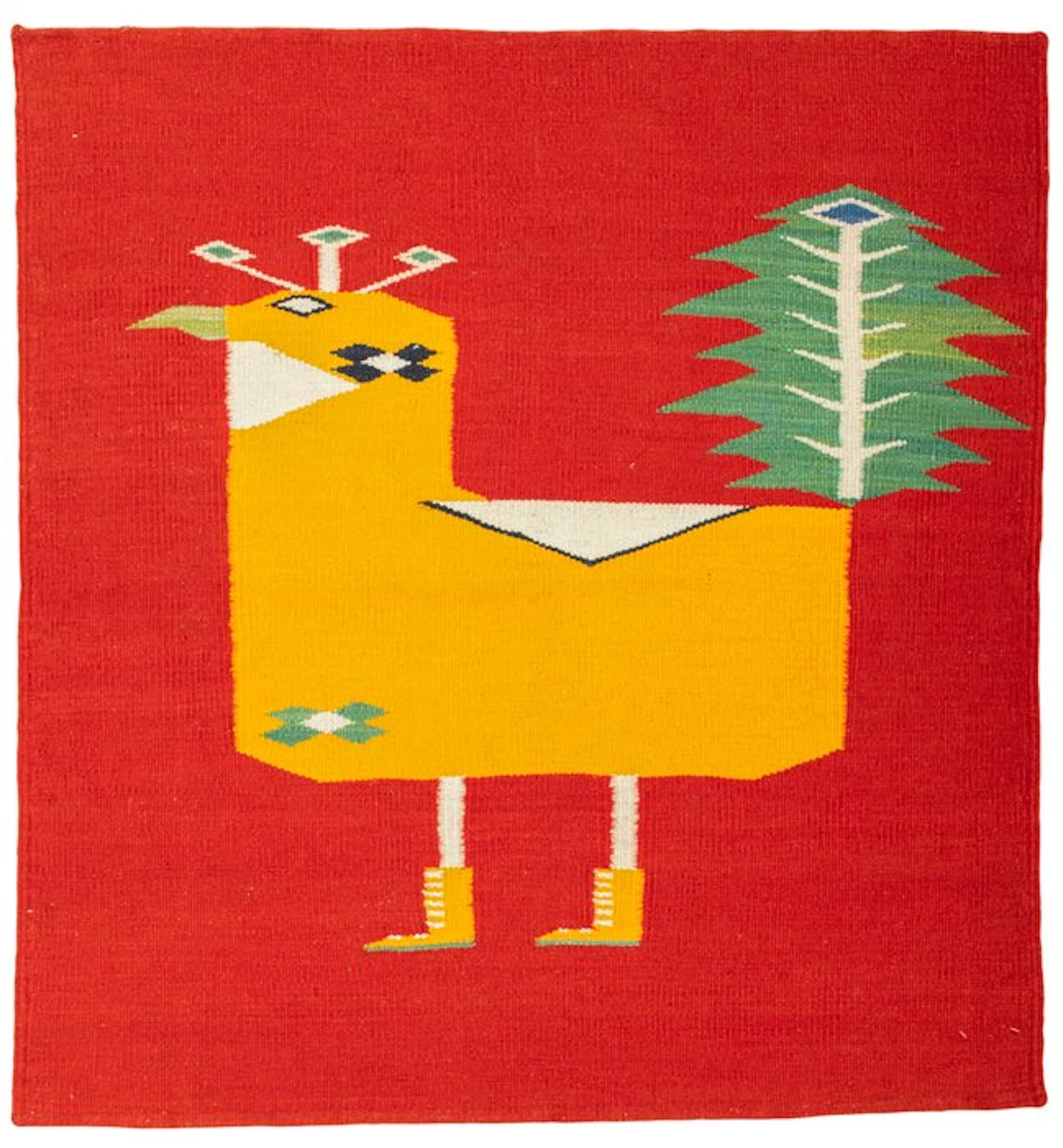 Handwoven designer Kilim – collector's piece. - Kelim - 103 cm - 96 cm