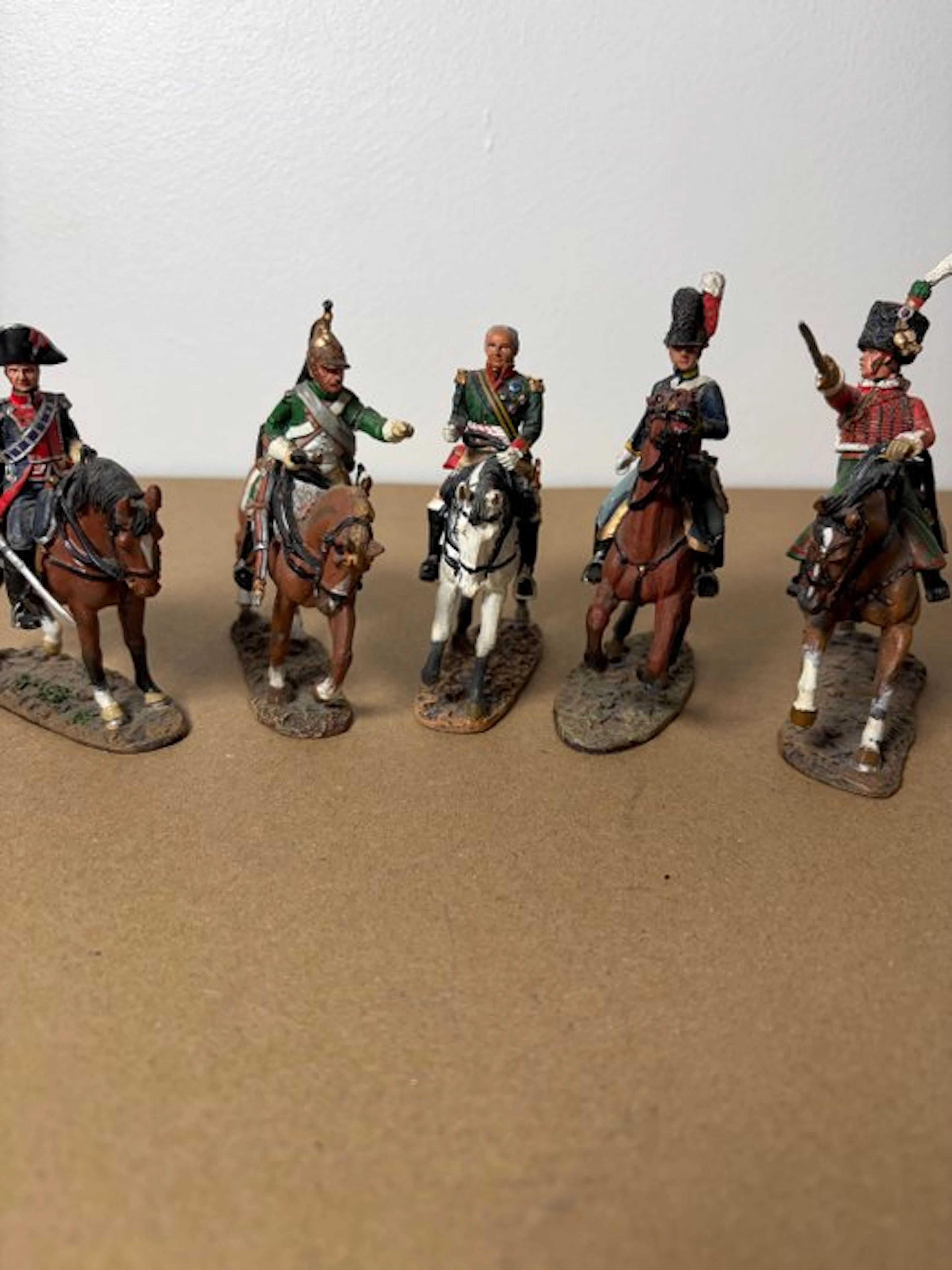 Themed collection - 5 Napoleonic Cavalry Figurines in...