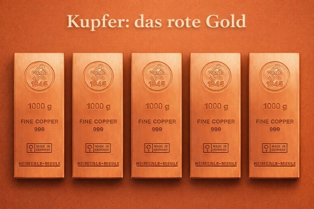 5 kilograms - Copper .999 - Heimerle + Meule