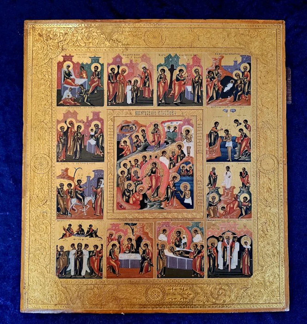 Icon - Feast day icon - Eggtempera on levkas on panel