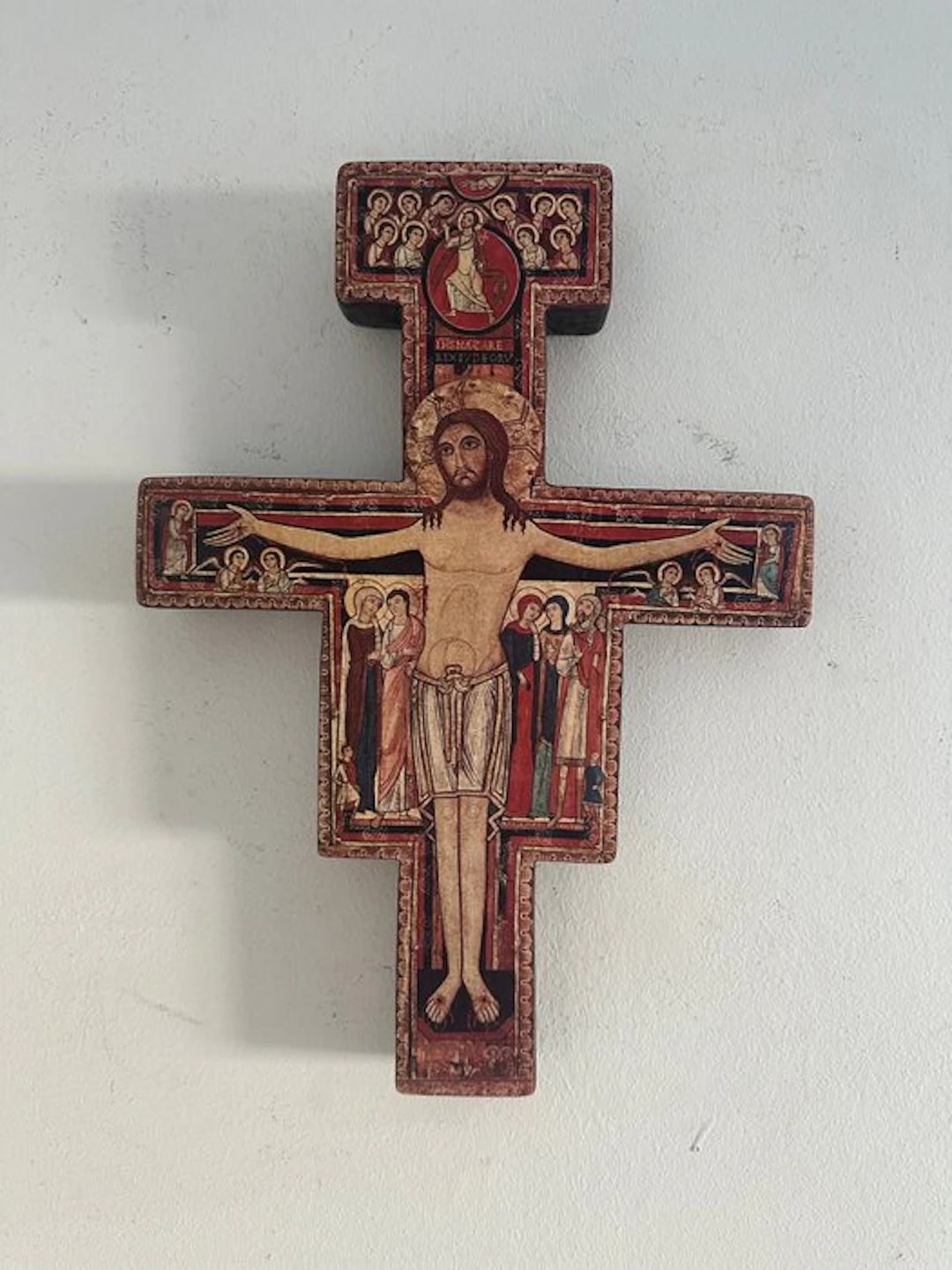 Icon - The San Damiano Crucifix - 39 cm - Wood