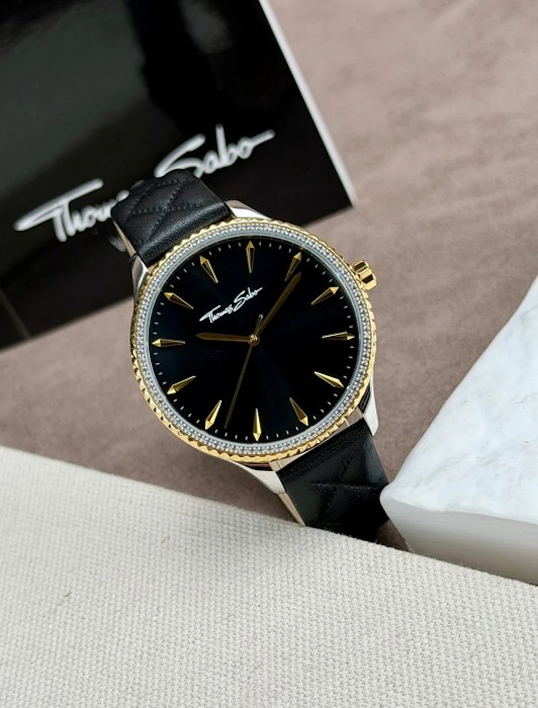 Thomas Sabo - Black Dial Two/Tone bezel - No reserve...