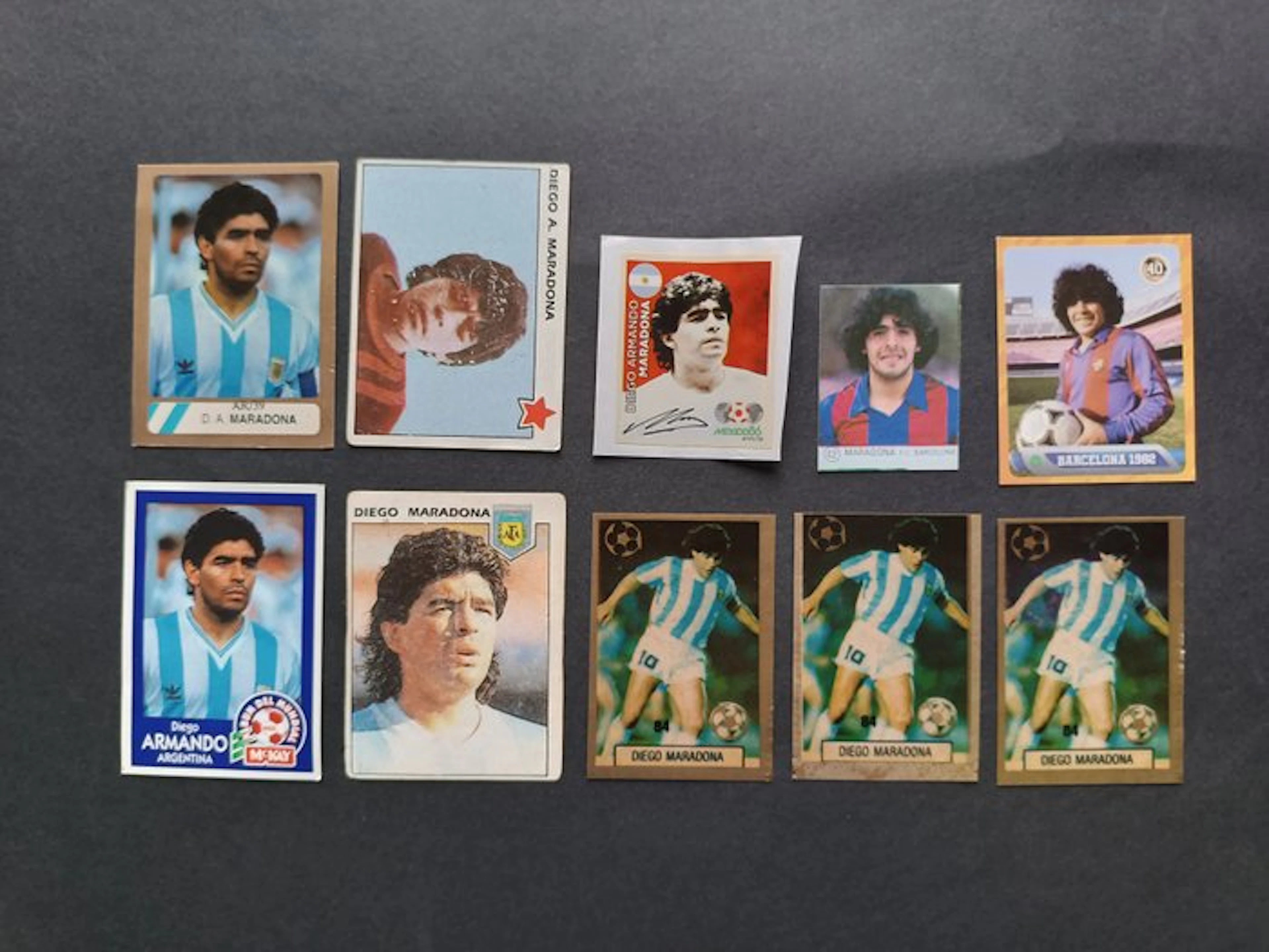 Panini Diego Armando Maradona - Lotto 10 Figurine...