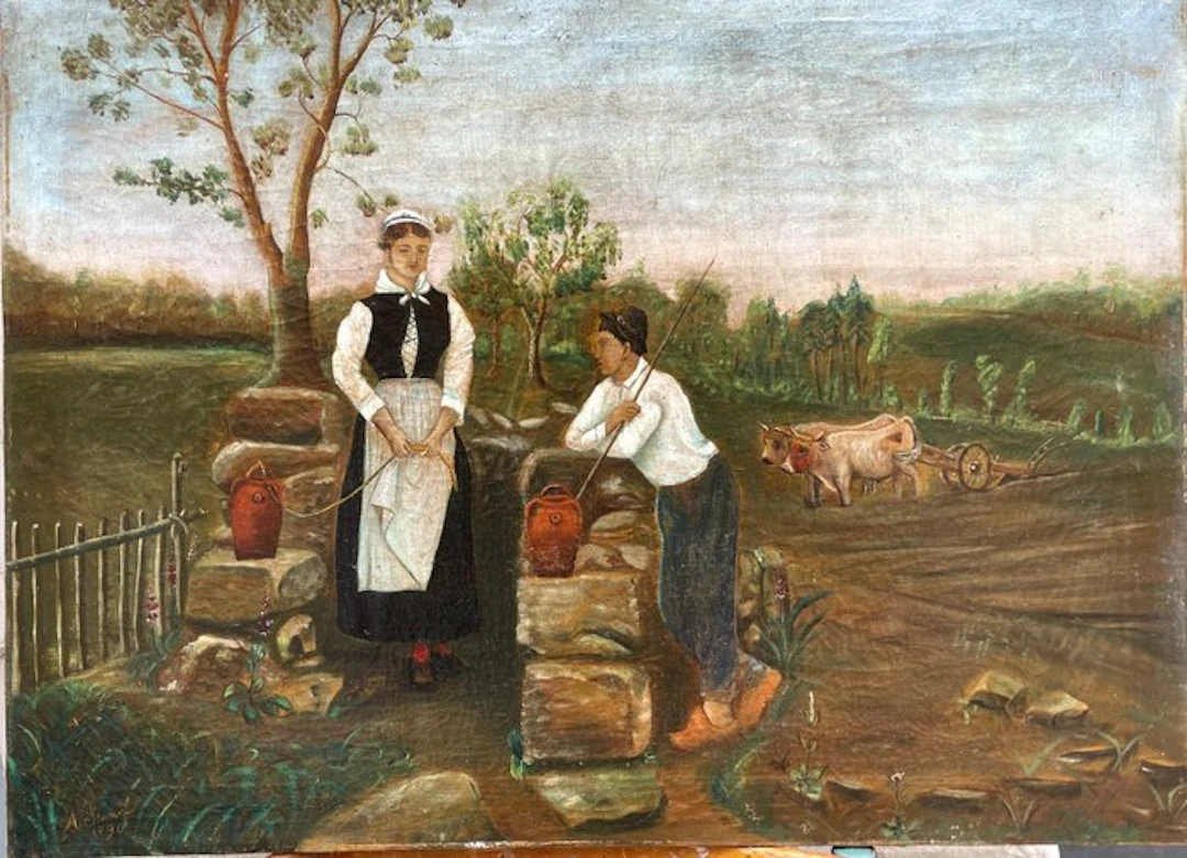A. Simon (XIX-XX) - La romance du laboureur