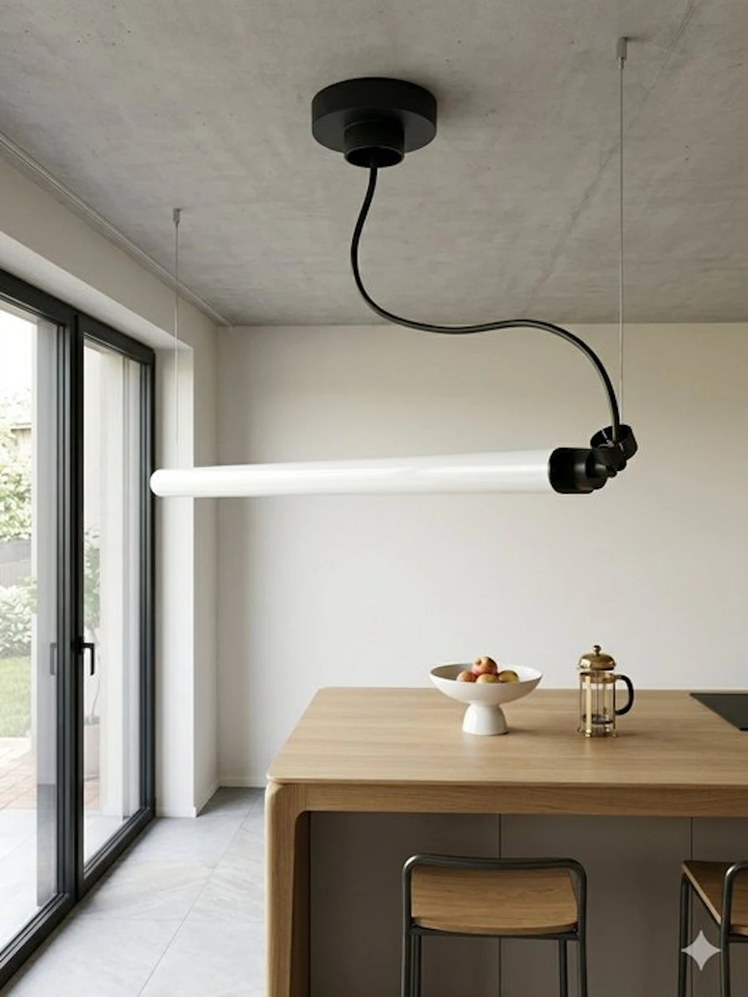 Artemide - Ernesto Gismondi - Hanging lamp - Aton Barra - Aluminium