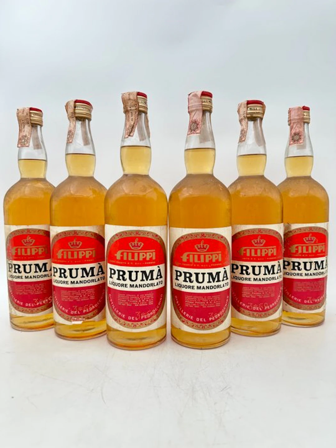 Filippi - Prumà - Liquore Mandorlato - b. 1960s - 1.0 Litre - 6 bottles