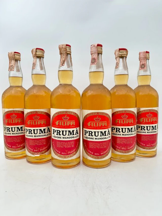 Filippi - Prumà - Liquore Mandorlato - b. 1960s - 1.0 Litre - 6 bottles