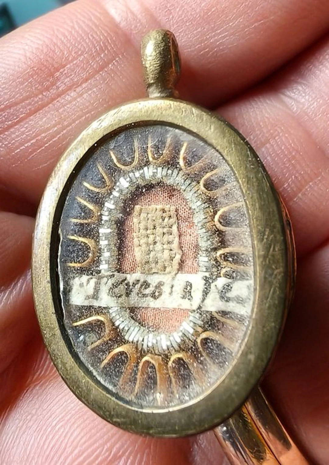 Reliquary - Gilt bronze - 1800-1850 - Santa Teresa
