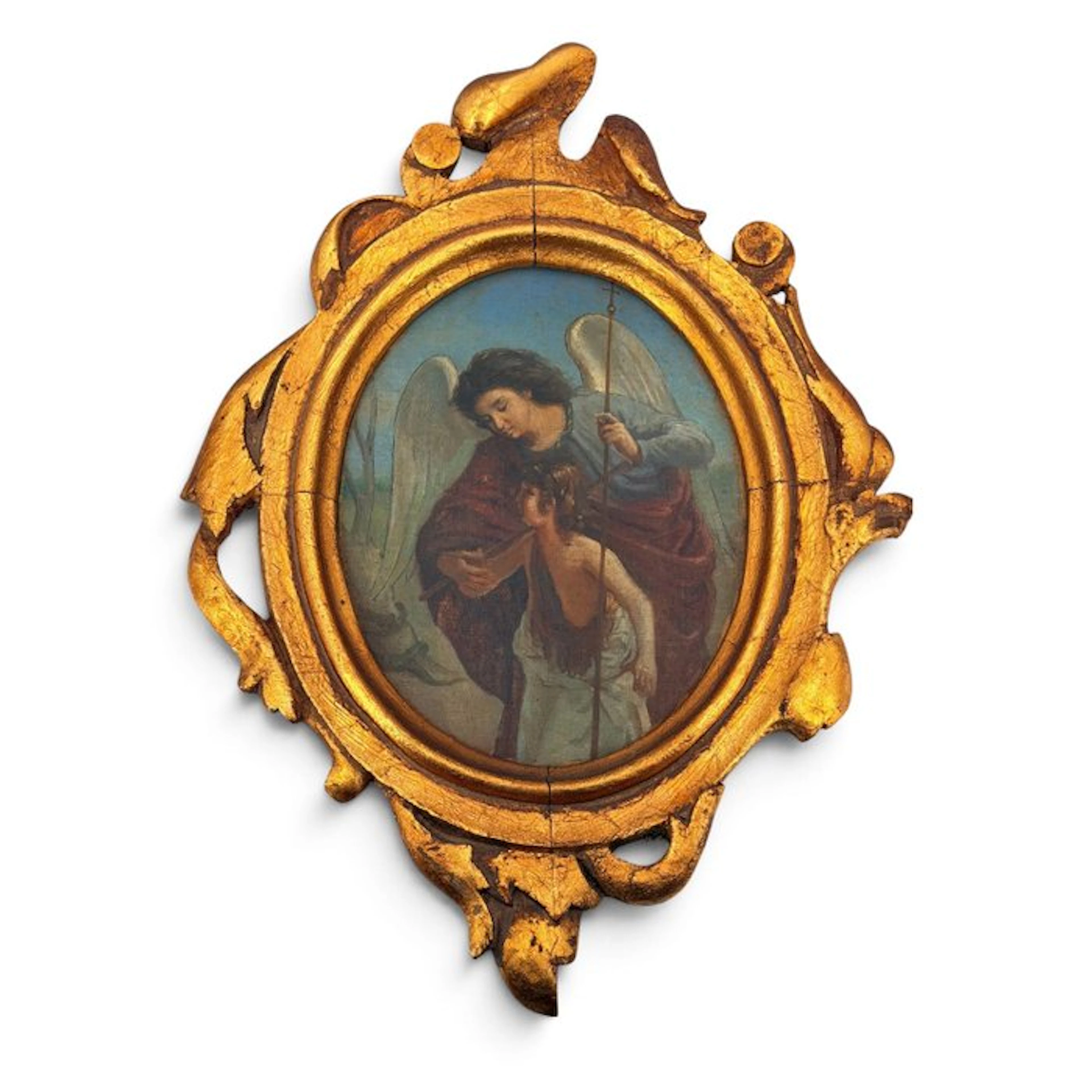 Escuela Virreinal (XVIII) - San Rafael Protector