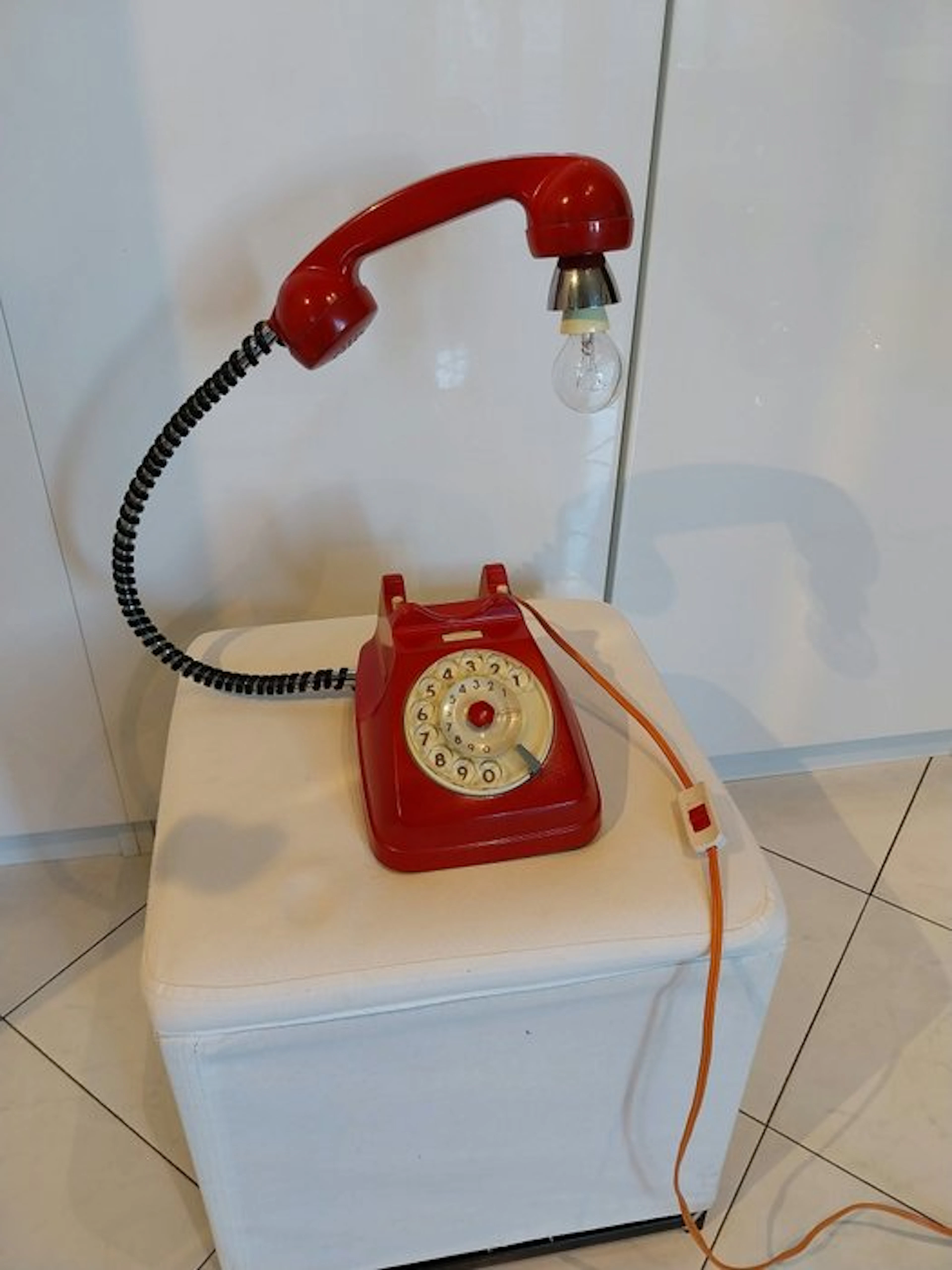 lampada telefono da tavolo con braccio movibile e...