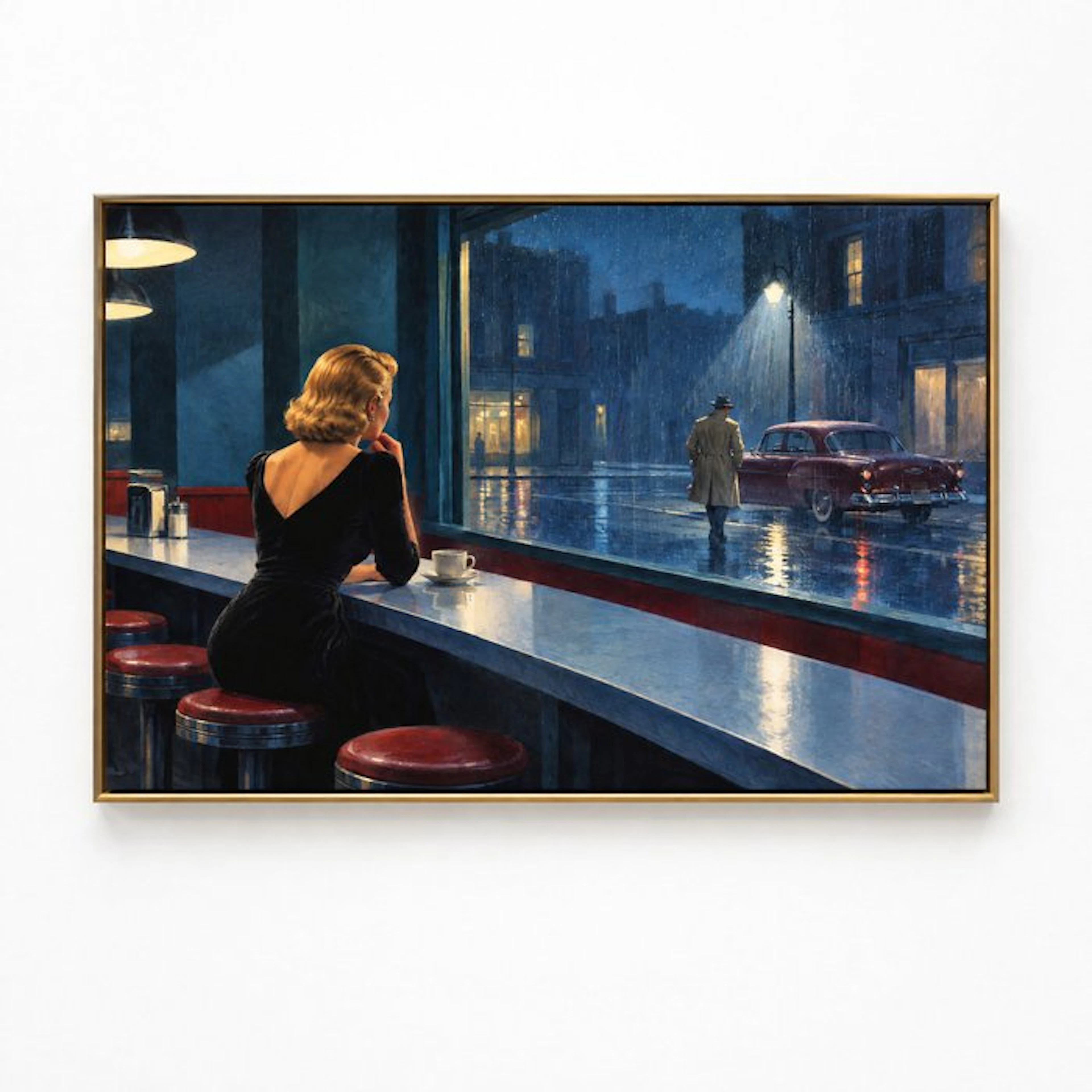 Le Yack - He Didn't Turn Around - Hand signed