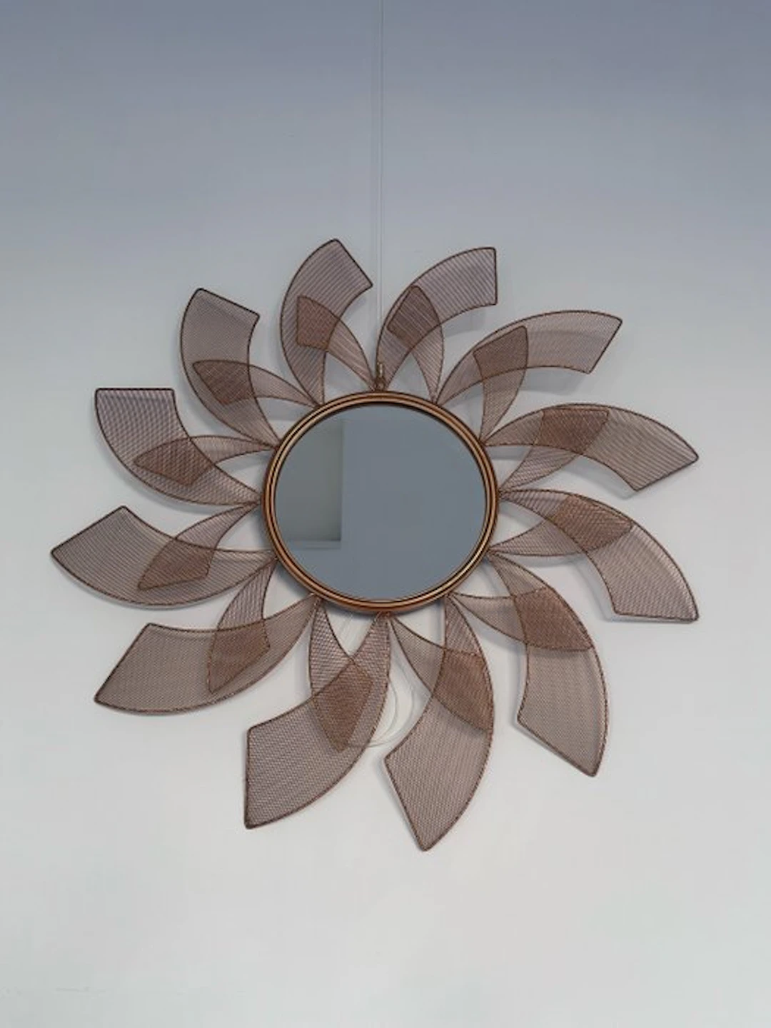 Wall mirror - Steel, Mirror - Margherita