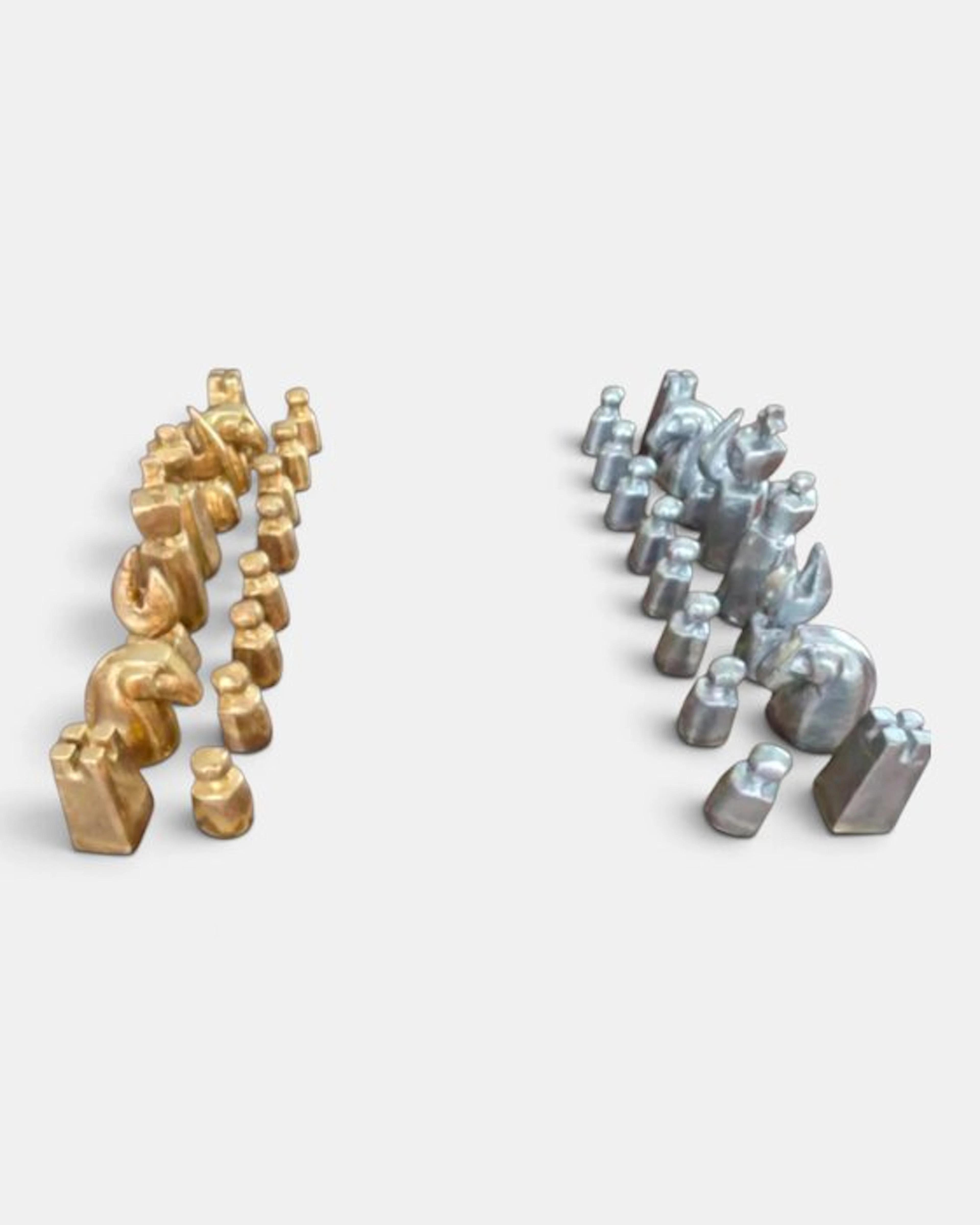 Attr. David Marshall for Arte3 - Chess set - Metal