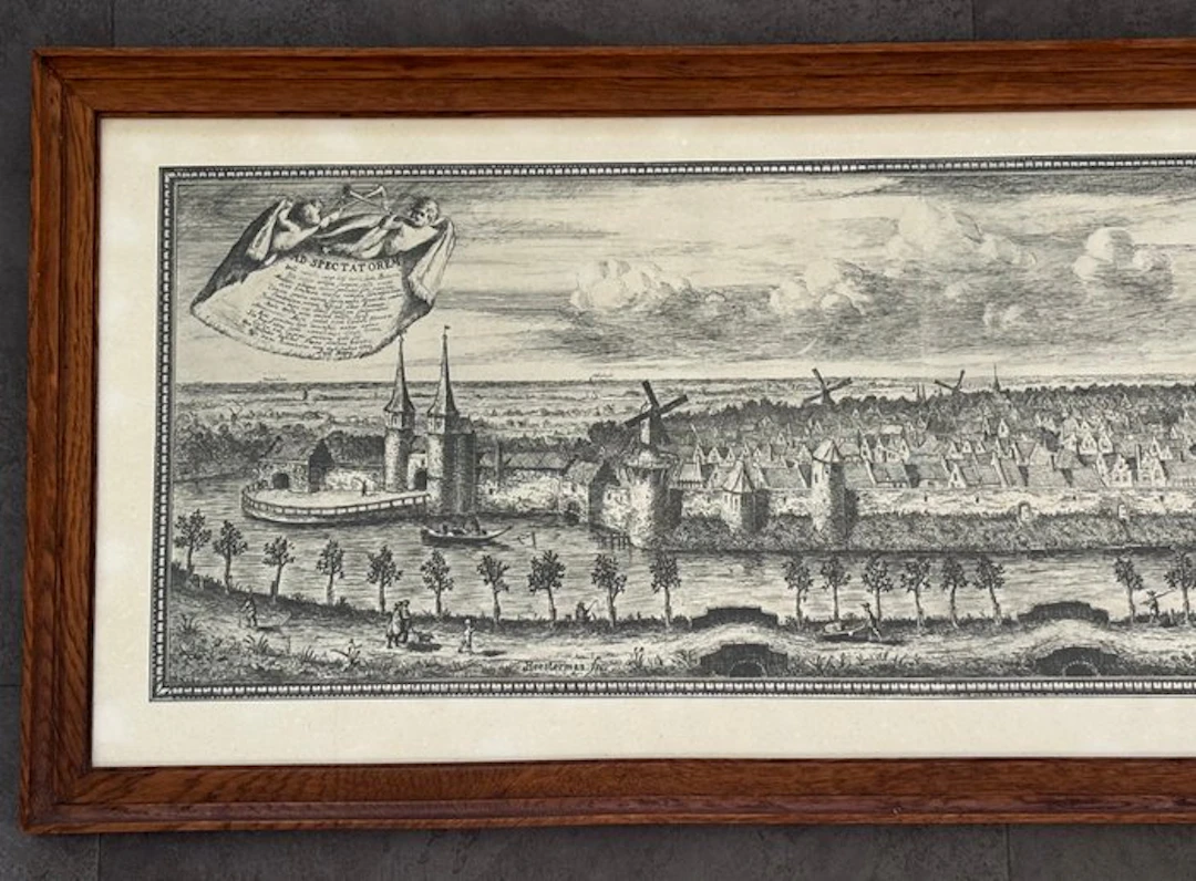 Wall decoration - Netherlands - Decorative city of Delft
