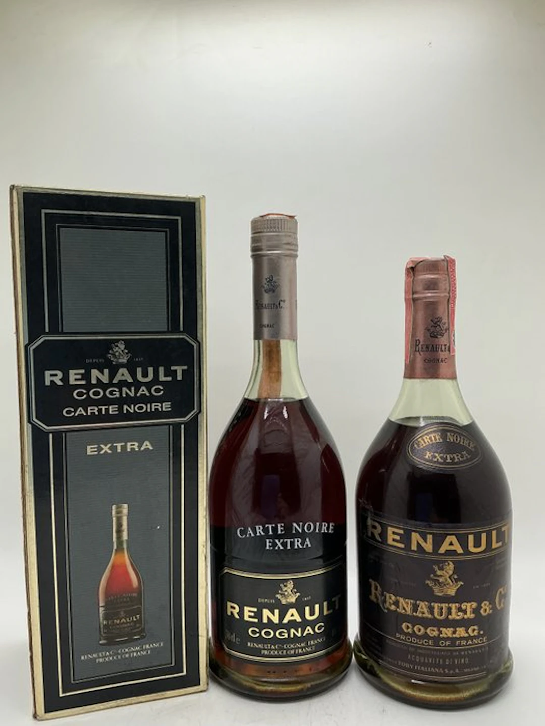 Renault - Carte Noir Extra - b. 1970s, 1990s - 70cl, 0.75 Ltr - 2 bottles