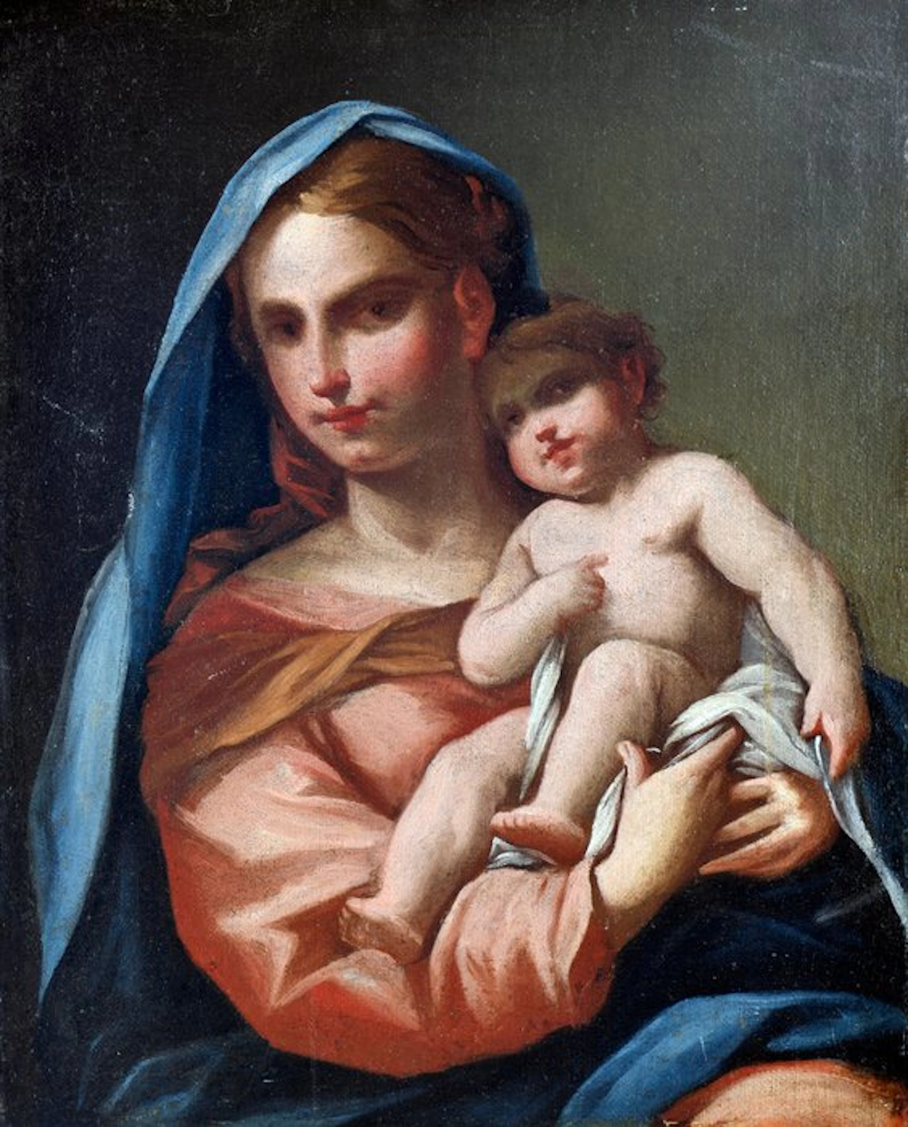 Scuola Veneta (XVIII) - Madonna con Bambin Gesu'