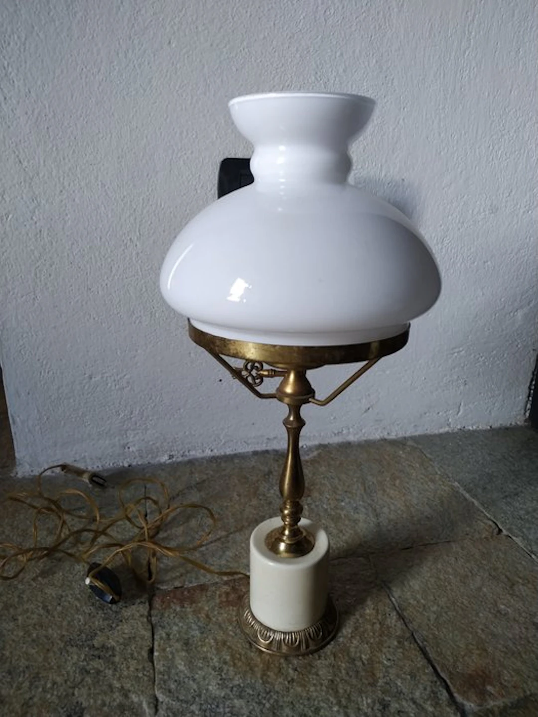 Table lamp - Gilt brass - In brass