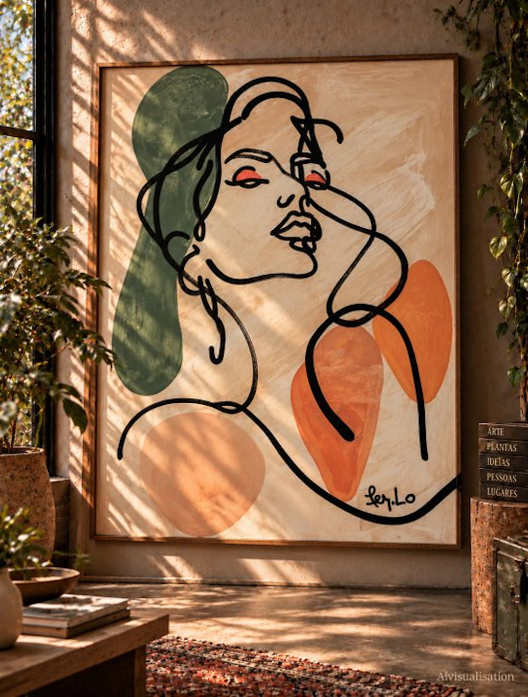 Claudia Fer.Lo - Reverie - Acrylic on canvas 105 x 80 cm "XL"