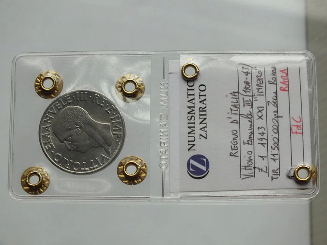 Italy, Kingdom Vittorio Emanuele III. 1 Lira 1943 "Impero" (No reserve price)