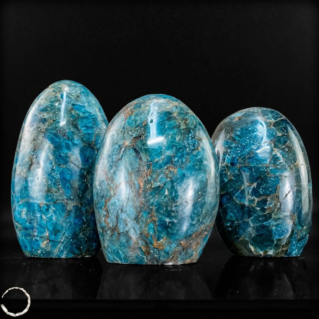 Exclusive apatite freeform set – Three powerful...
