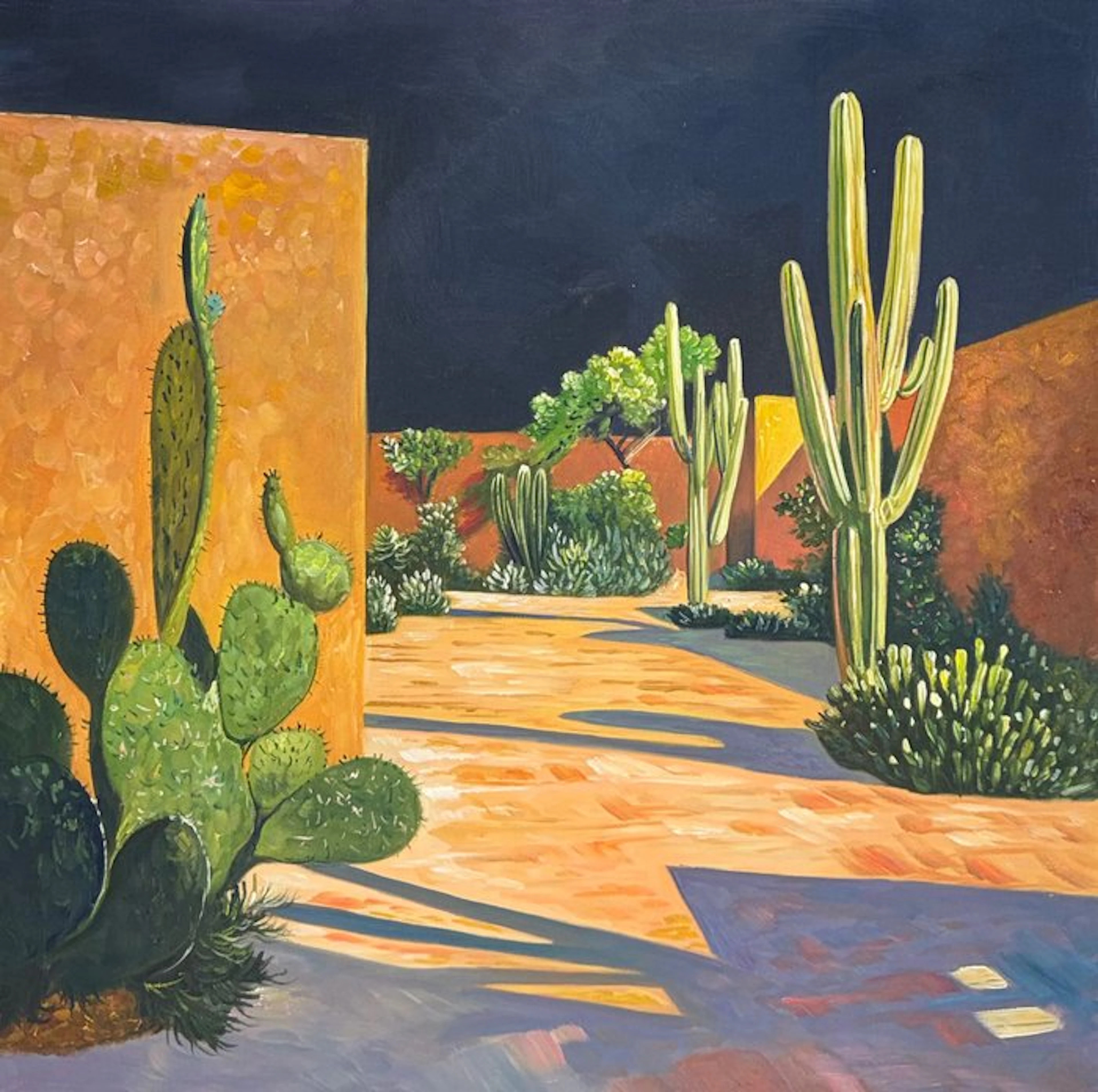 Alexy Berthelot - night home desert