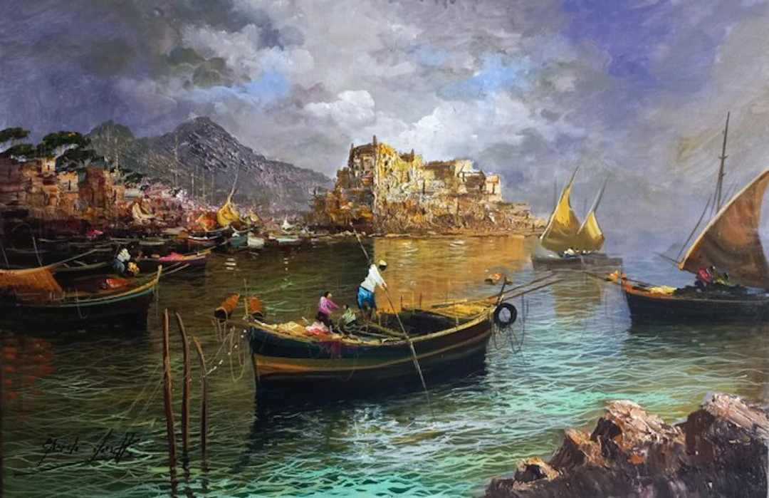 Guido Vuotto (1964) - Marina di Mergellina (Napoli)