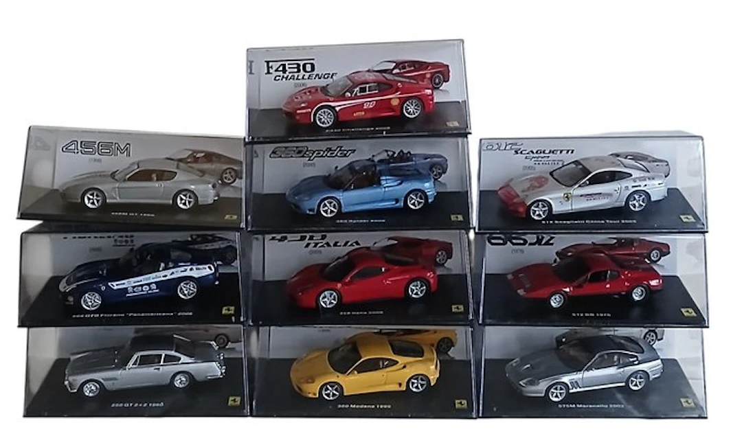IXO 1:43 - Model car (10) - Lotto 10 modelli "Ferrari GT" - Ferrari GT
