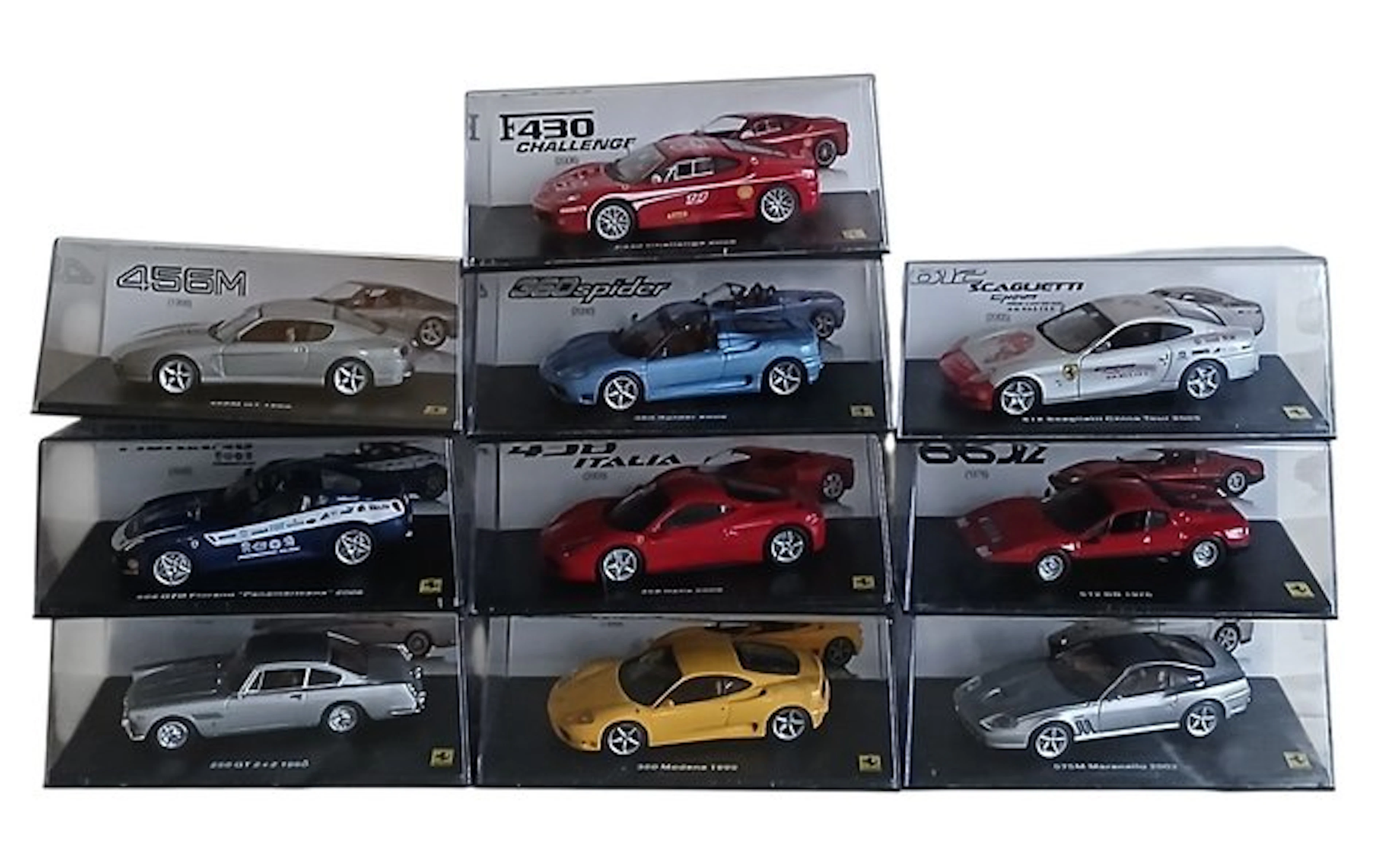 IXO 1:43 - Model car (10) - Lotto 10 modelli "Ferrari GT" - Ferrari GT
