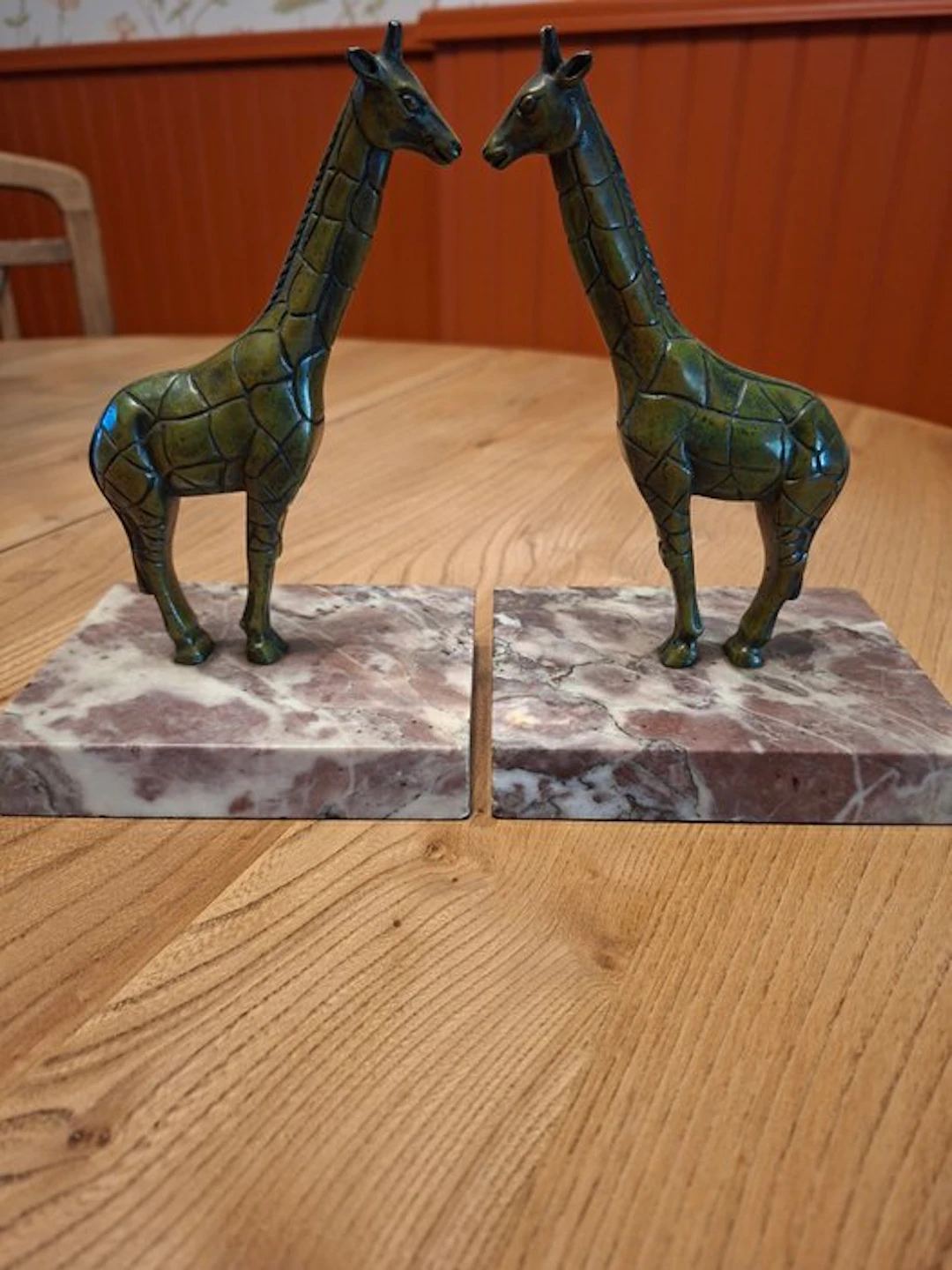 Bookends - Patinated bronze - Art Deco MOLINS