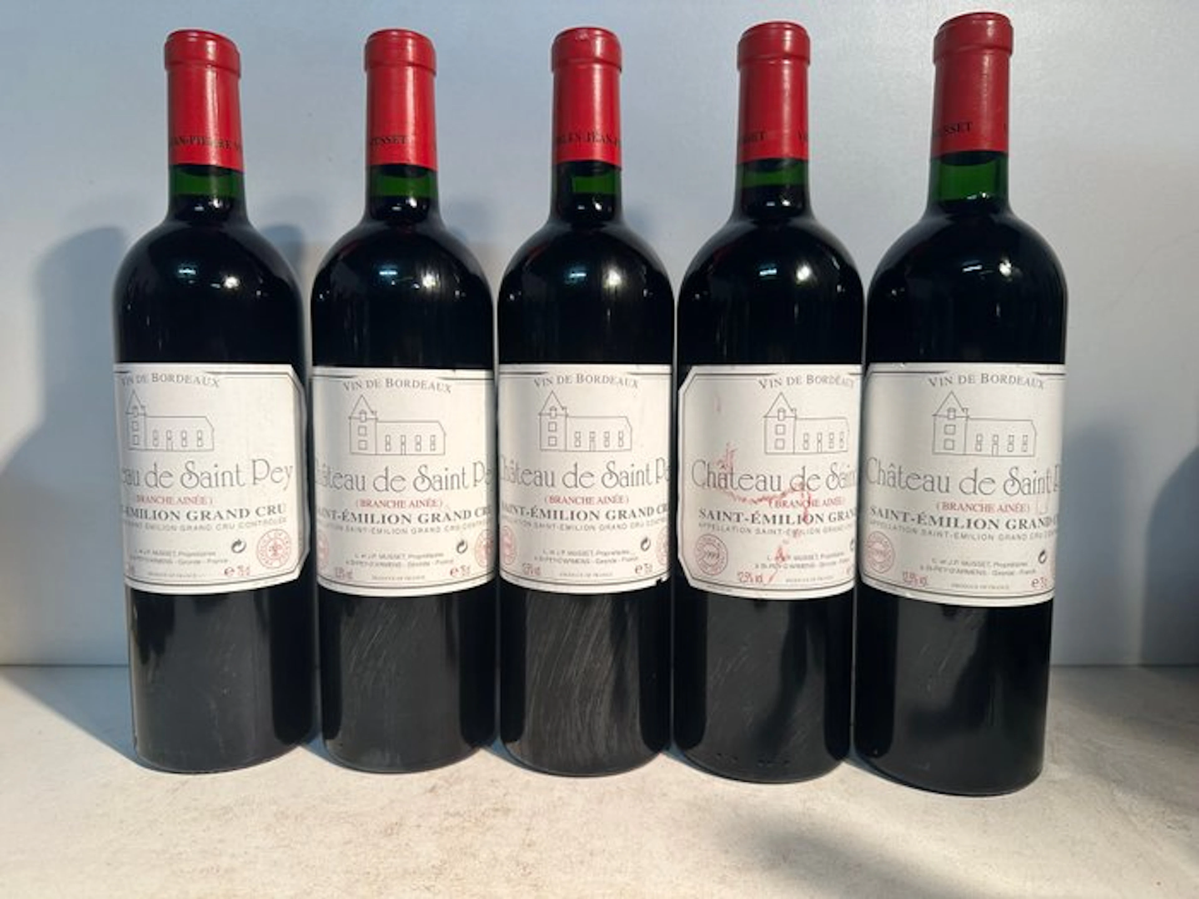 1999 Chateau Saint-Pey - Saint-Émilion Grand Cru - 5 Bottles (0.75L)