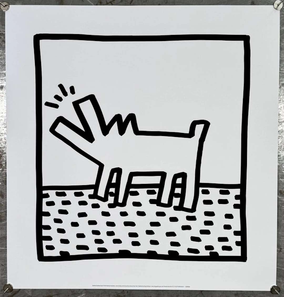Keith Haring - Untitled (Barking Dog) | COA King & McGaw...