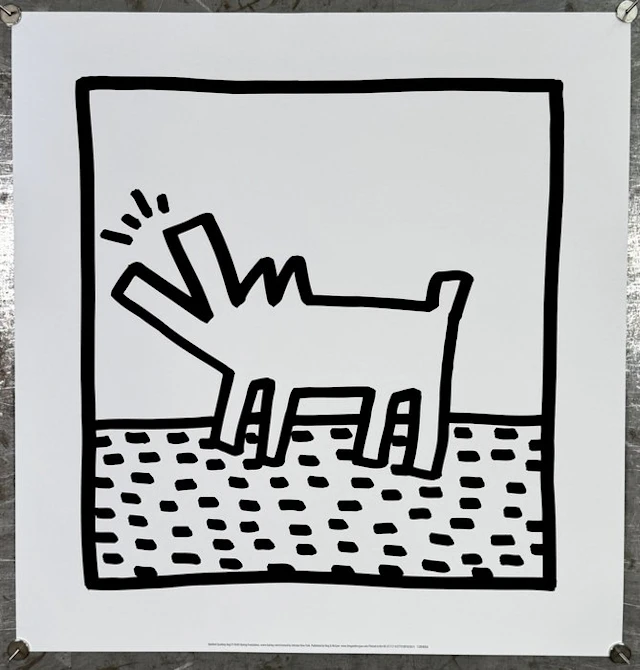 Keith Haring - Untitled (Barking Dog) | COA King & McGaw...