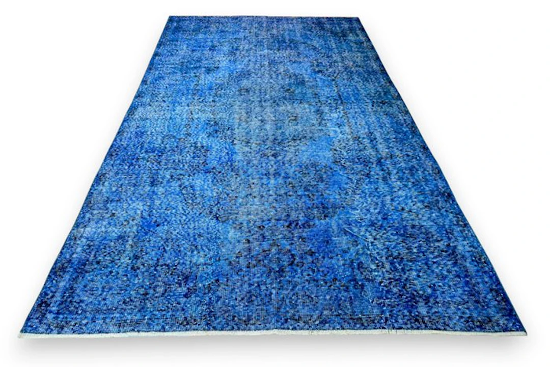 Blue vintage - Rug - 290 cm - 170 cm - √ handmade √ certificate