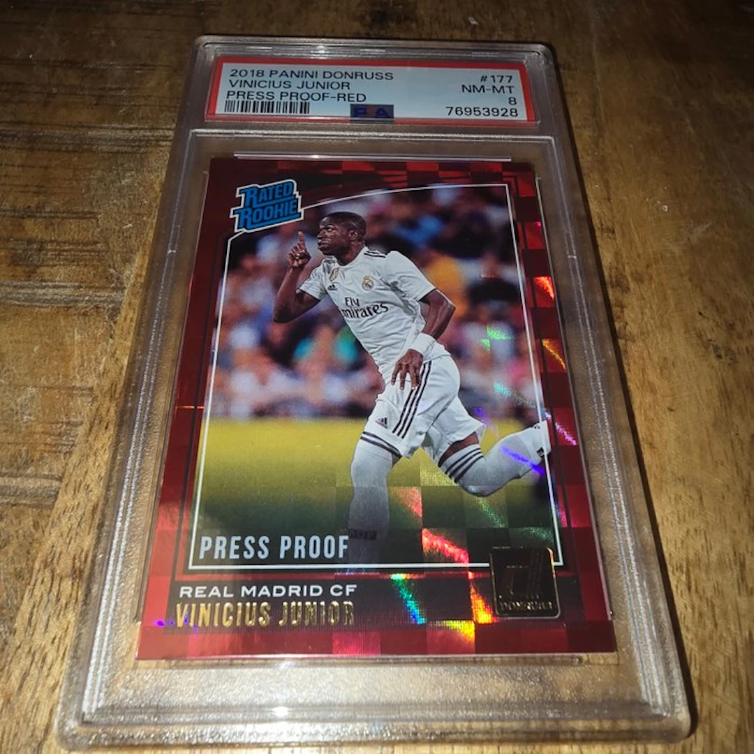 2018/19 Panini Donruss Vinicius Junior 177 Press...