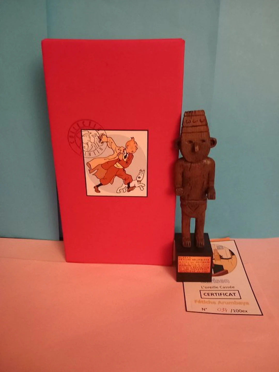 Figurine Carlsen - Fétiche Arumbaya - Années 90 - Tintin