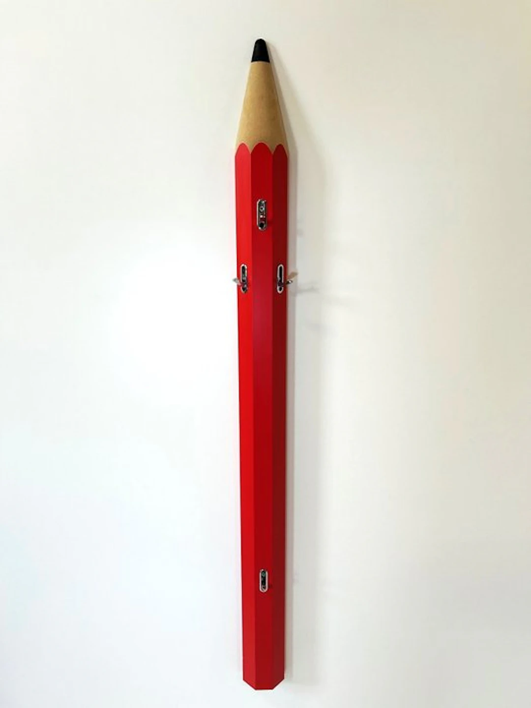 Maconi - Coat rack - Pencil - Wood / resin leaf