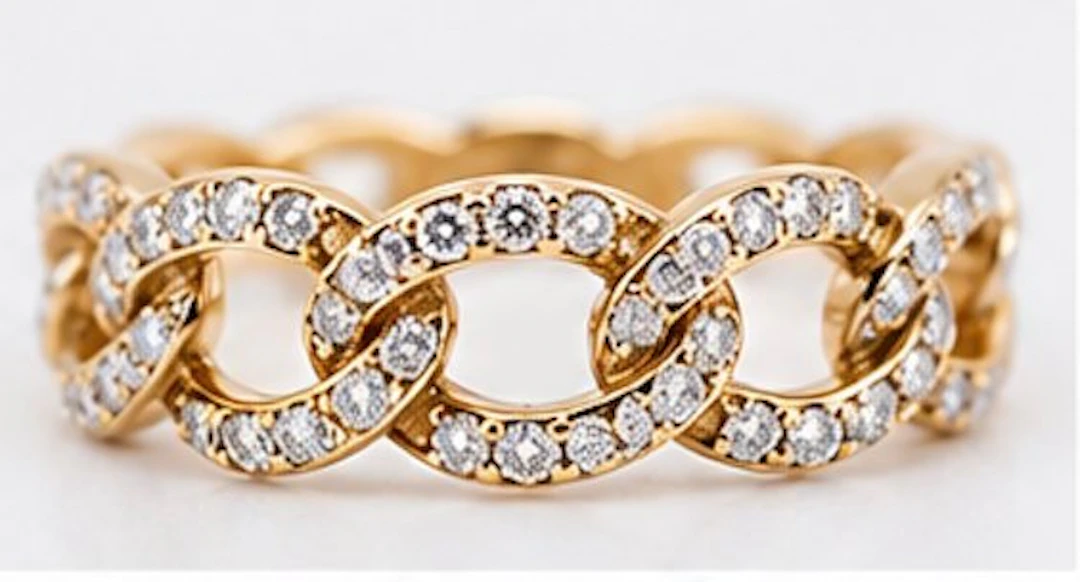No reserve price - Engagement ring - 18 kt. Rose gold - 0.20ct. tw. - Diamond
