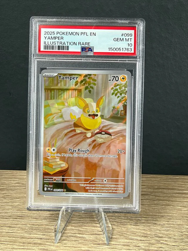 Pokémon - 1 Graded card - Yamper 099/094 Alternate art
