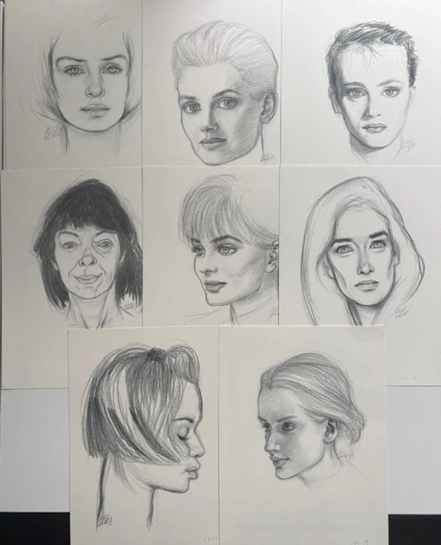 Louis Haché - Visages de femmes