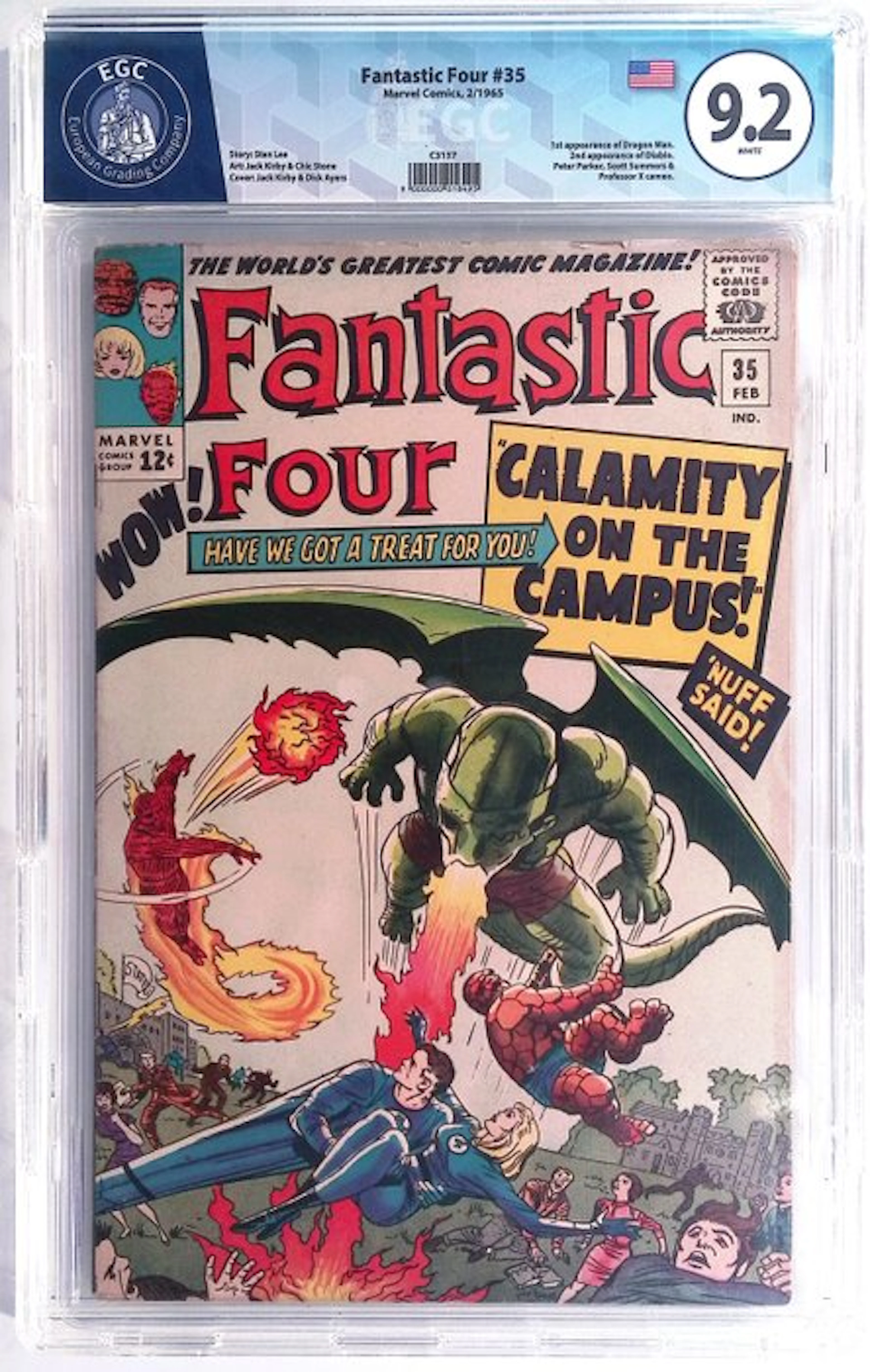 Fantastic Four #35 - EGC 9.2 - 1 Graded comic - First edition - 1965
