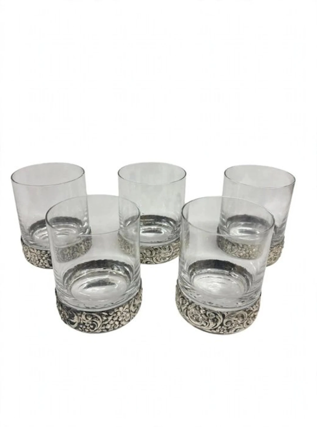 Drinking set - Silver, Crystal