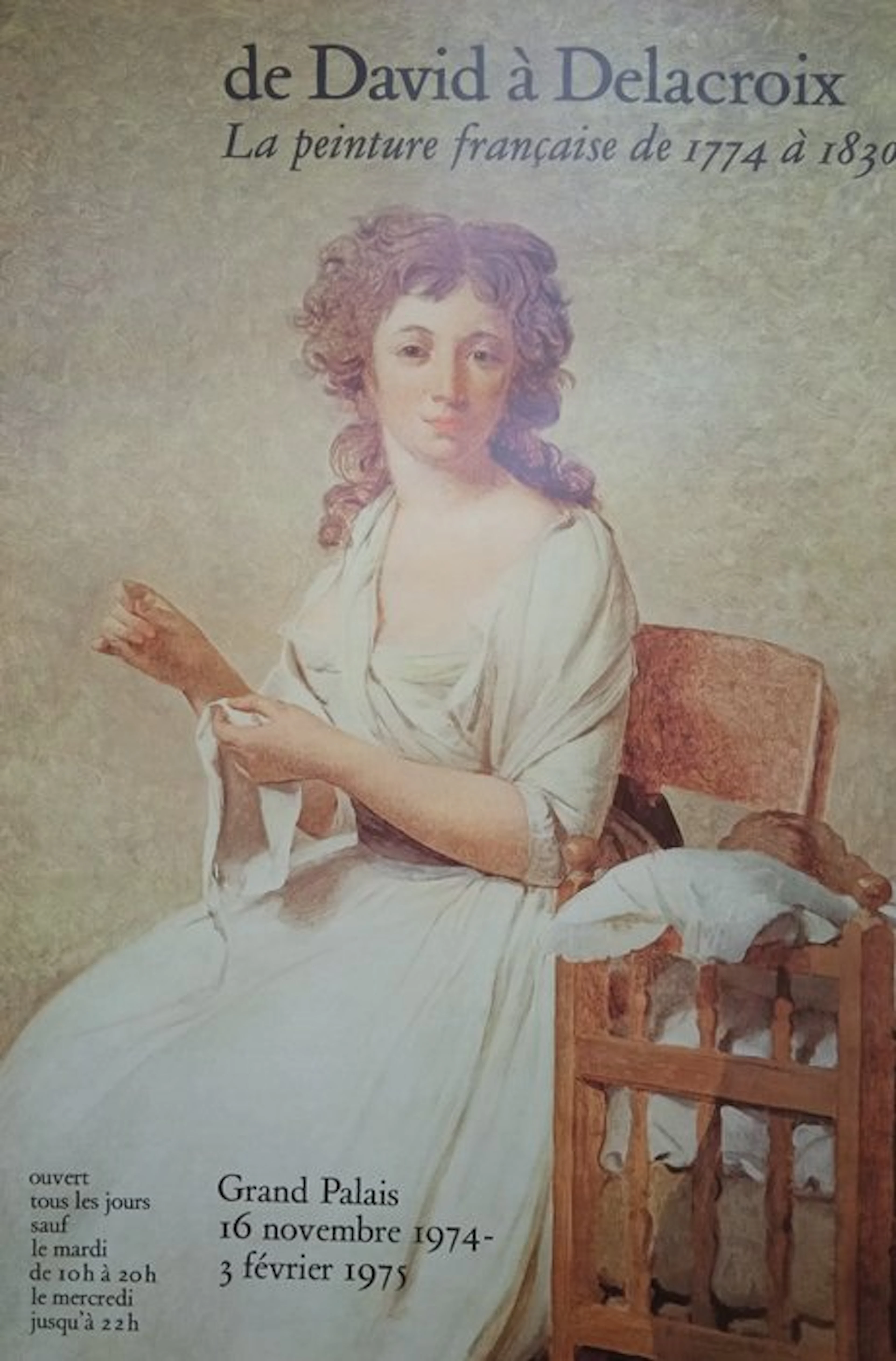 Anonymous - de David à Delacroix La peinture française de 1774 à 1830 - 1970s