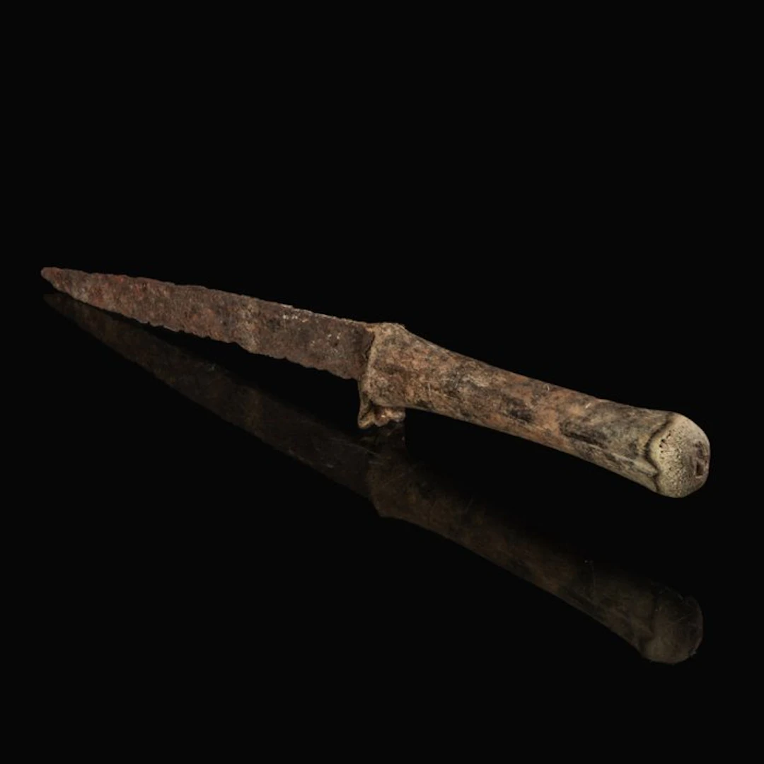 Medieval Knife Dagger with Bone Grip