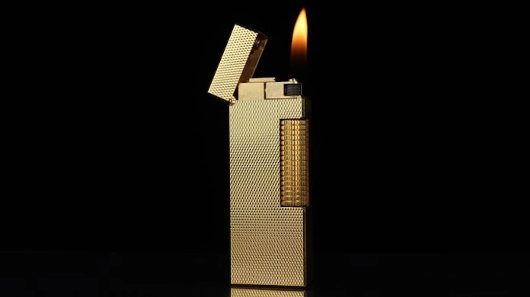 Dunhill - Barley Pattern Rollagas Lighter - No reserve...