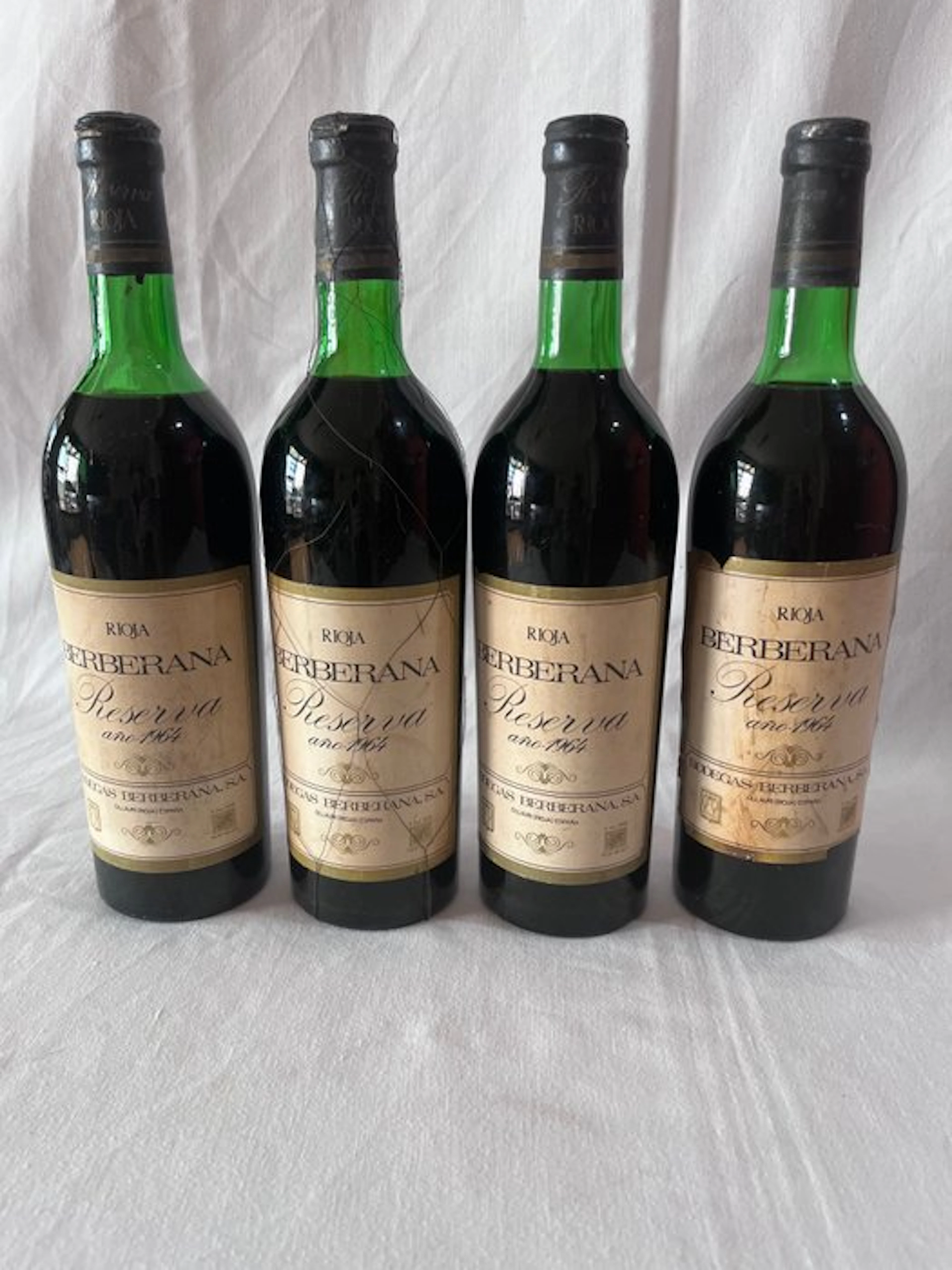 1964 Bodegas Berberana - Rioja Reserva - 4 Bottles (0.75L)